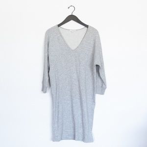 James Perse Sweatshirt Modele V Neck Dress 3